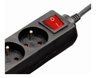 HAMA Listwa zasilająca Standard 3GN, 1,5M czarna - 1416383 - zdjęcie 4